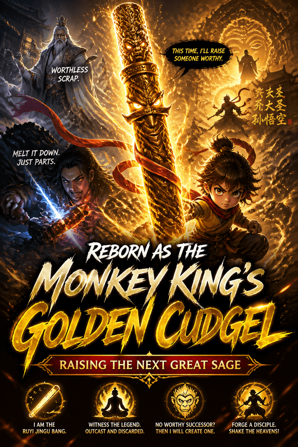 Reborn as the Monkey King's Golden Cudgel: Raising the Next Great Sage