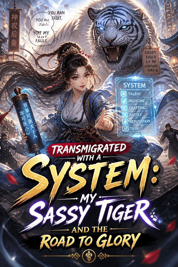 Transmigrated with a System: My Sassy Tiger and the Road to Glory
