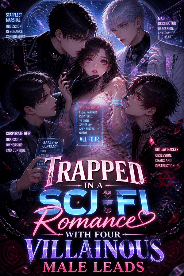 Trapped in a Sci-Fi Romance with Four Villainous Male Leads
