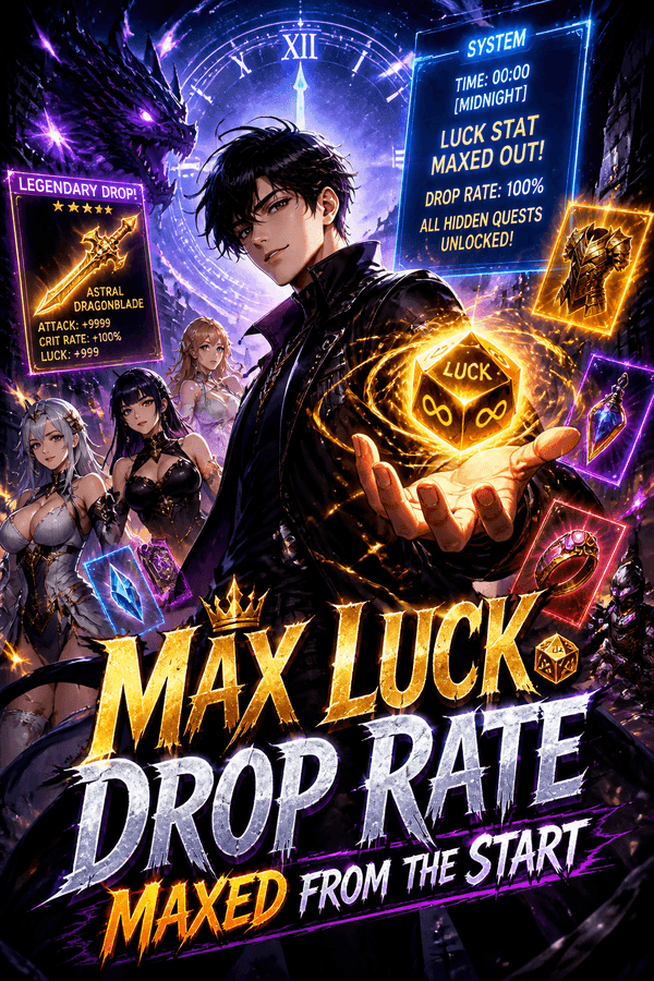 Max Luck: Drop Rate Maxed From the Start