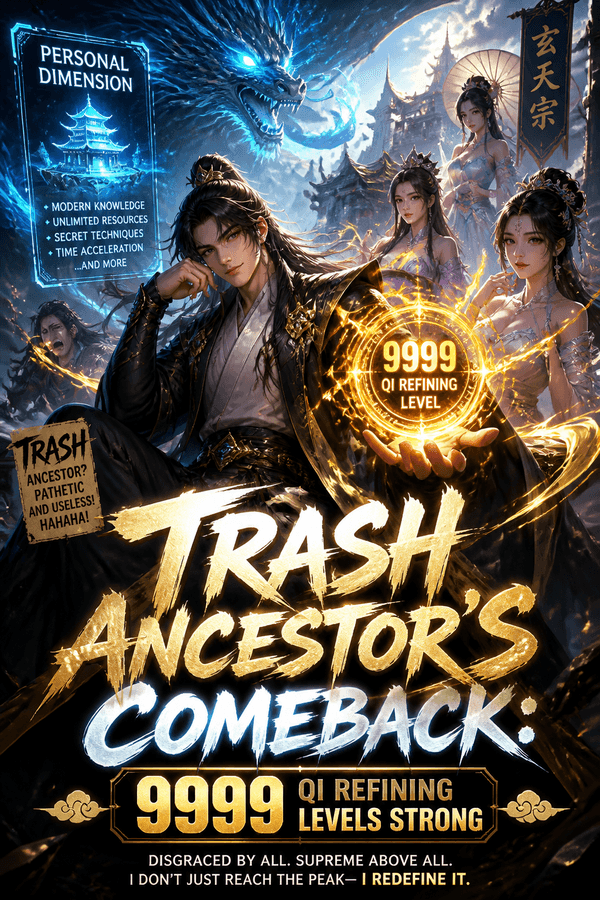 Trash Ancestor's Comeback: 9999 Qi Refining Levels Strong