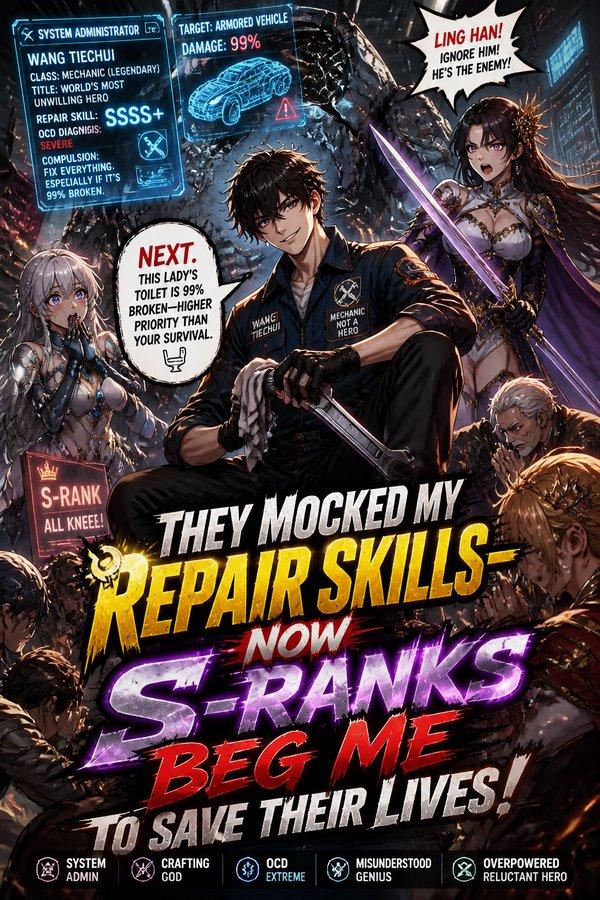 They Mocked My Repair Skills—Now S-Ranks Beg Me to Save Their Lives!