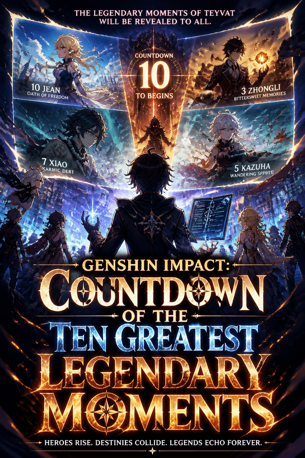Genshin Impact: Countdown of the Ten Greatest Legendary Moments