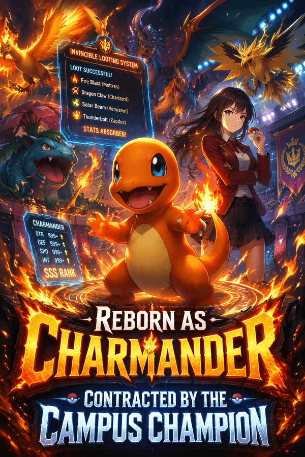 Reborn as Charmander: Contracted by the Campus Champion