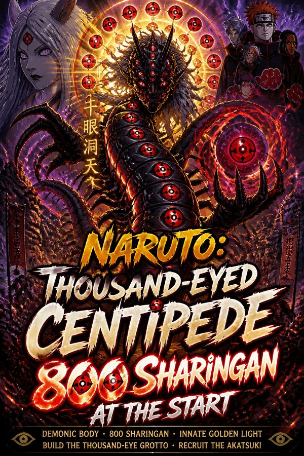 Naruto: Thousand-Eyed Centipede – 800 Sharingan at the Start