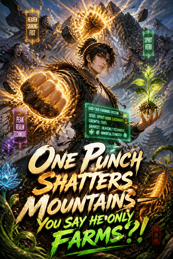 One Punch Shatters Mountains—You Say He Only Farms?!