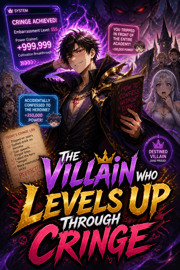 The Villain Who Levels Up Through Cringe