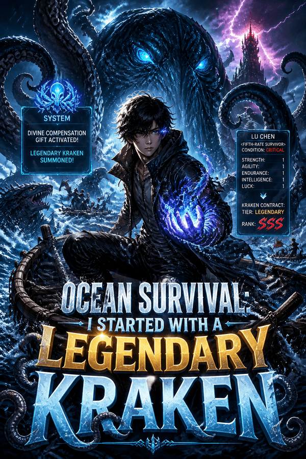 Ocean Survival: I Started with a Legendary Kraken