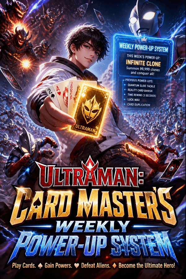 Ultraman: Card Master's Weekly Power-Up System