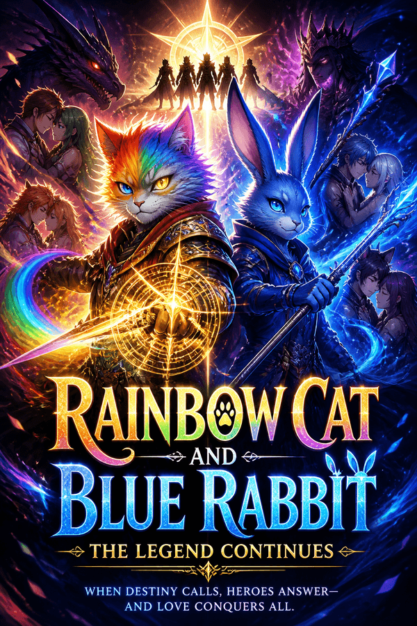 Rainbow Cat and Blue Rabbit: The Legend Continues