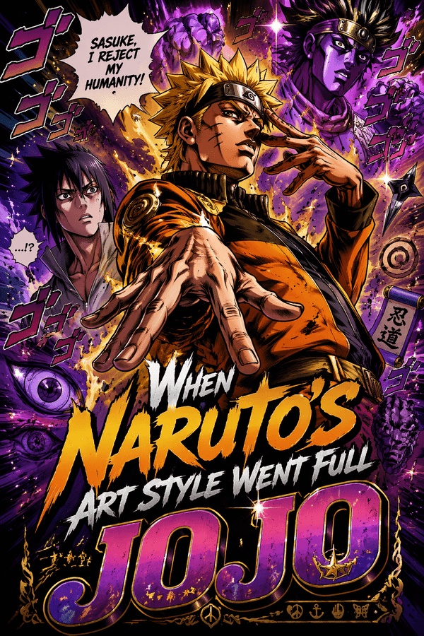When Naruto's Art Style Went Full JoJo