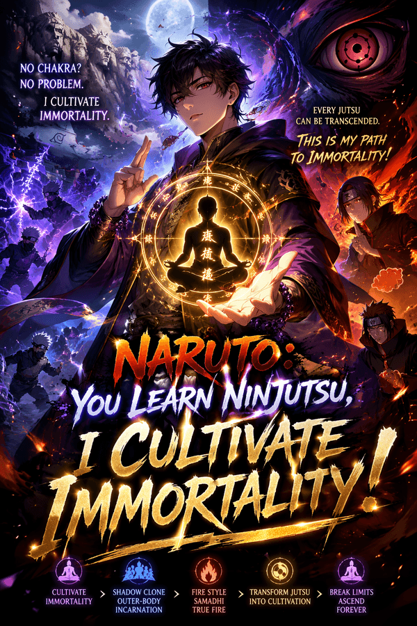 Naruto: You Learn Ninjutsu, I Cultivate Immortality!