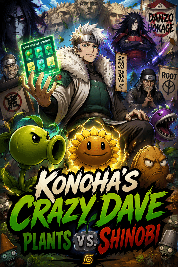 Konoha's Crazy Dave: Plants vs. Shinobi