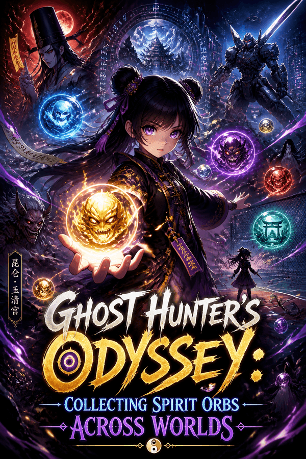 Ghost Hunter's Odyssey: Collecting Spirit Orbs Across Worlds