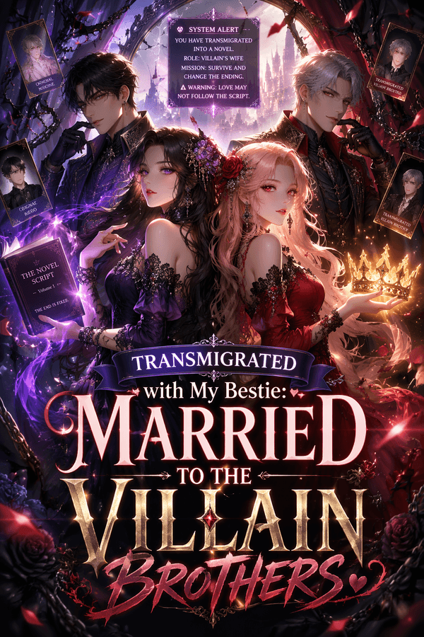 Transmigrated with My Bestie: Married to the Villain Brothers