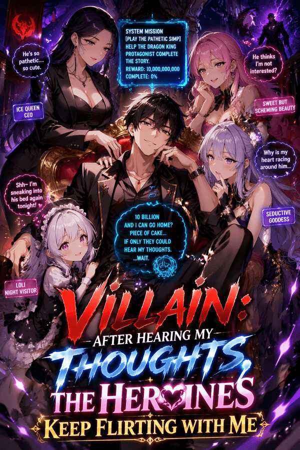 Villain: After Hearing My Thoughts, The Heroines Keep Flirting With Me