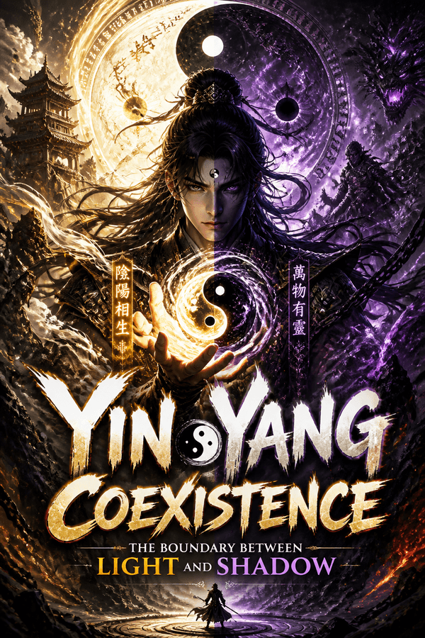 Yin Yang Coexistence: The Boundary Between Light and Shadow
