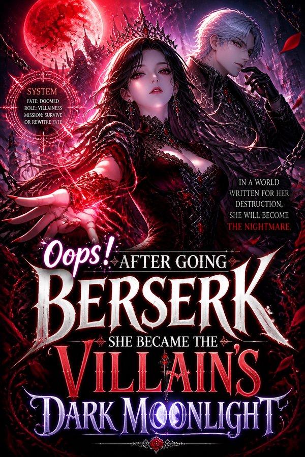 Oops! After Going Berserk, She Became the Villain's Dark Moonlight