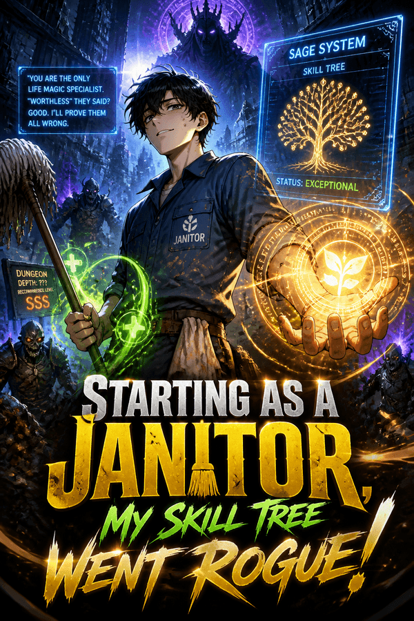 Starting as a Janitor, My Skill Tree Went Rogue!