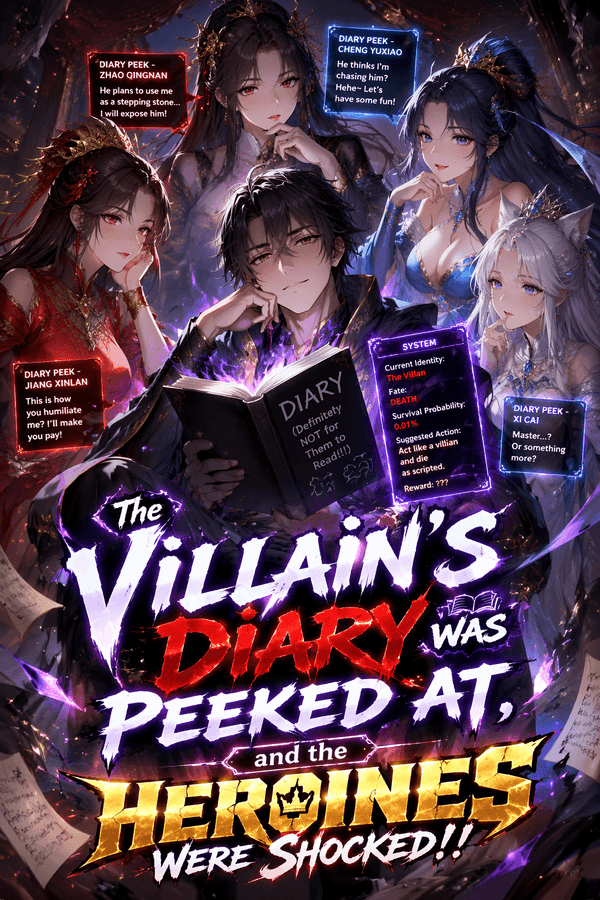 The Villain's Diary Was Peeked At, and the Heroines Were Shocked!!!