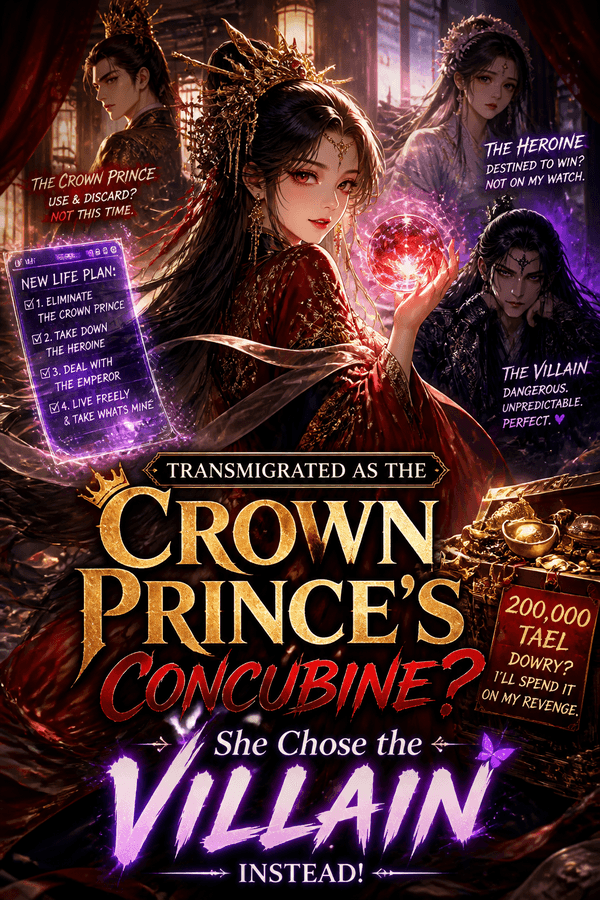 Transmigrated as the Crown Prince's Concubine? She Chose the Villain Instead!