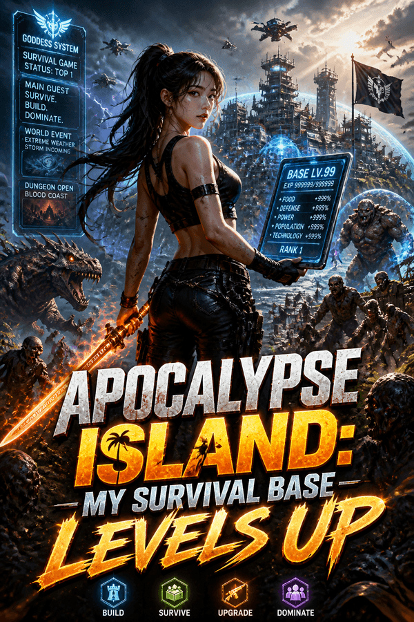 Apocalypse Island: My Survival Base Levels Up