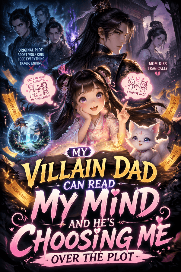 My Villain Dad Can Read My Mind and He's Choosing Me Over the Plot