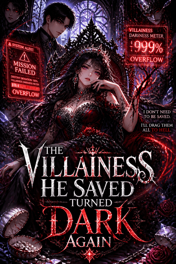 The Villainess He Saved Turned Dark Again