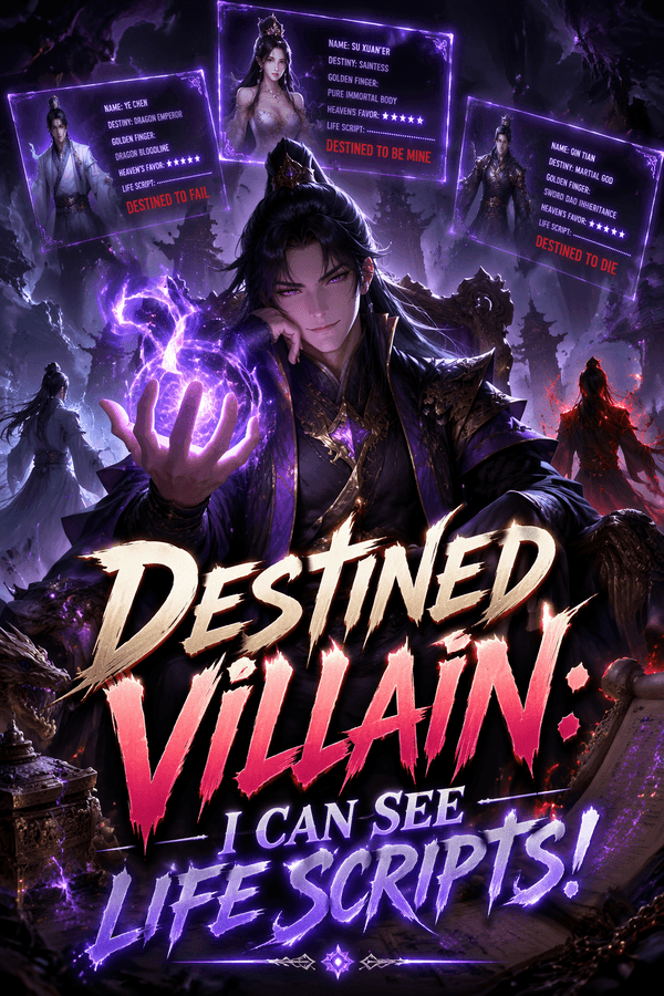 Destined Villain: I Can See Life Scripts!