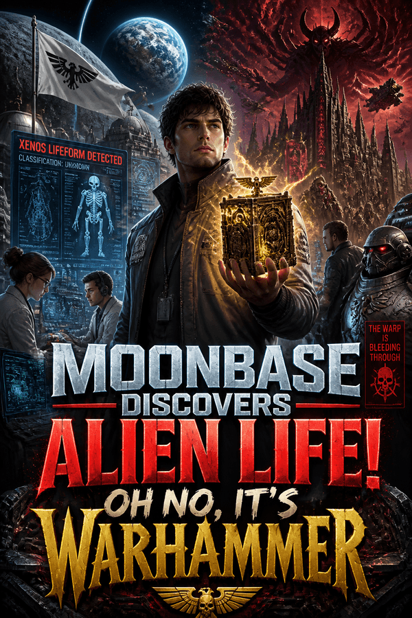 Moonbase Discovers Alien Life! Oh No, It's Warhammer