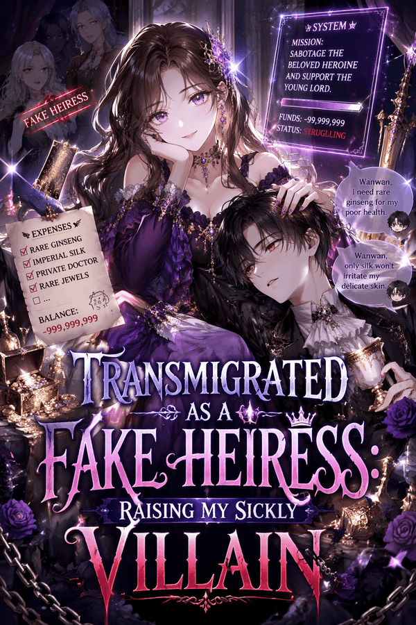 Transmigrated as a Fake Heiress: Raising My Sickly Villain