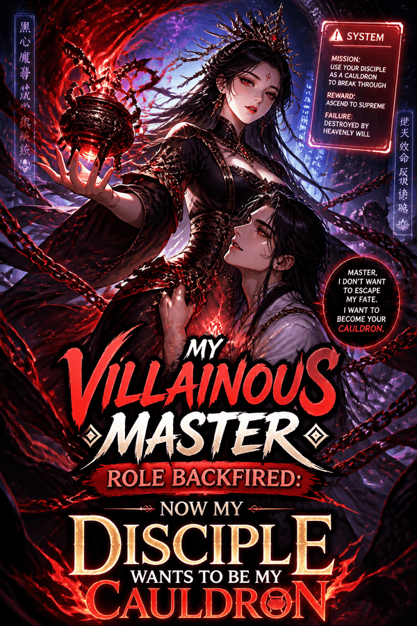 My Villainous Master Role Backfired: Now My Disciple Wants to Be My Cauldron