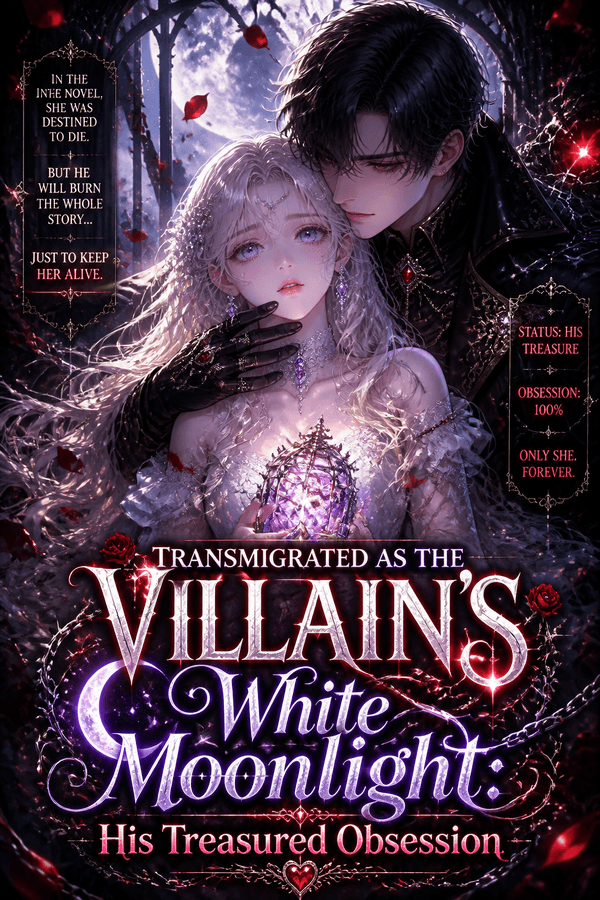 Transmigrated as the Villain's White Moonlight: His Treasured Obsession