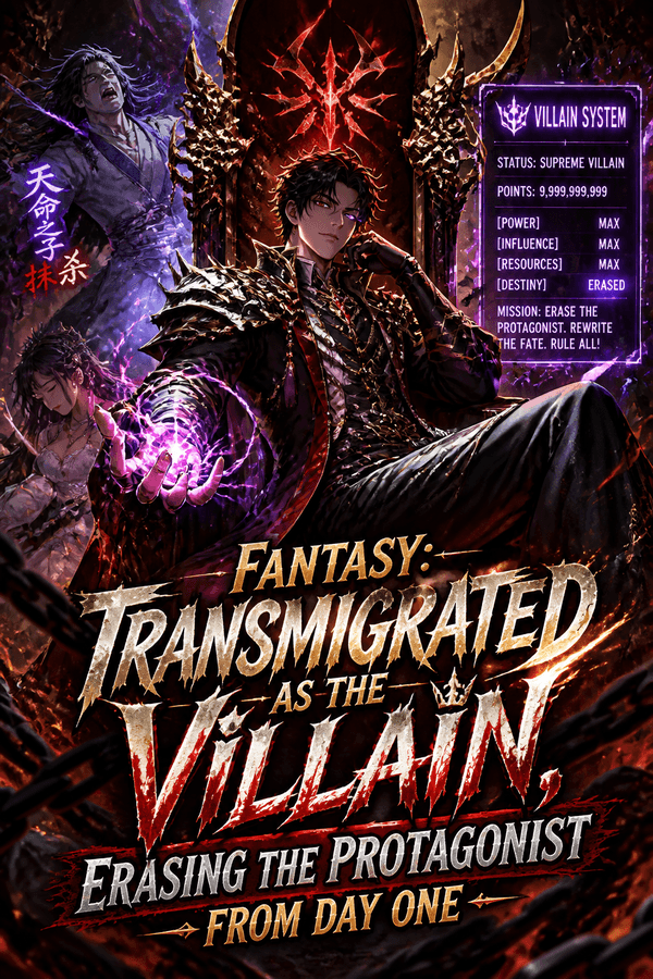 Fantasy: Transmigrated as the Villain, Erasing the Protagonist from Day One