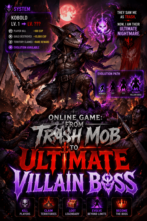 Online Game: From Trash Mob to Ultimate Villain Boss