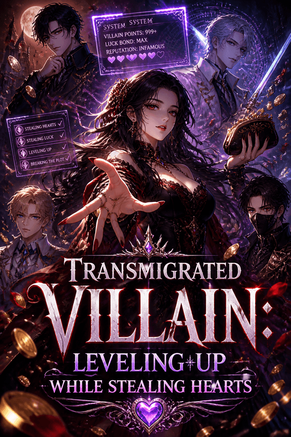 Transmigrated Villain: Leveling Up While Stealing Hearts