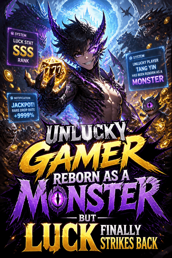 Unlucky Gamer Reborn as a Monster—But Luck Finally Strikes Back