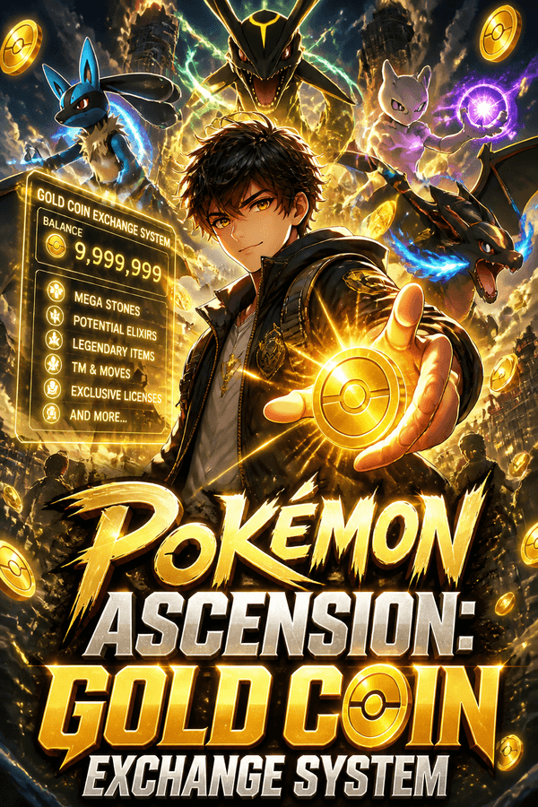 Pokémon Ascension: Gold Coin Exchange System