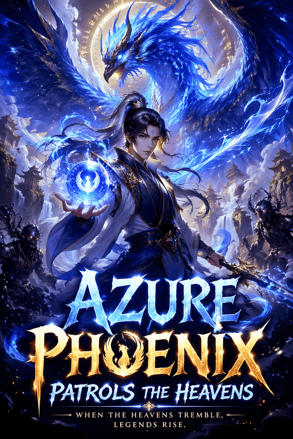 Azure Phoenix Patrols the Heavens
