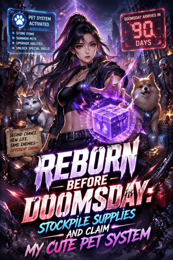 Reborn Before Doomsday: Stockpile Supplies and Claim My Cute Pet System