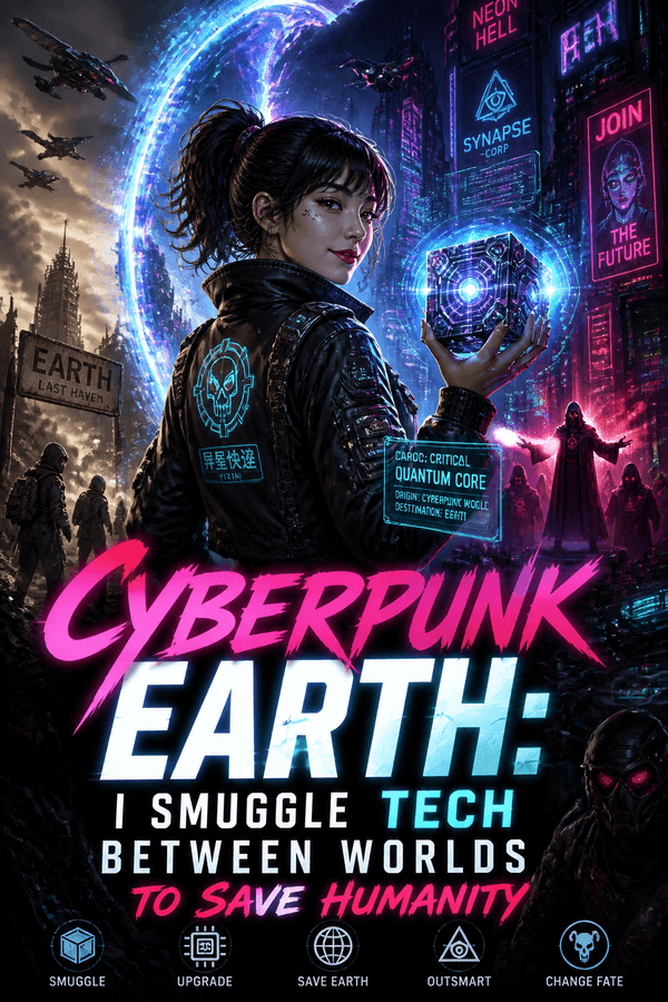 Cyberpunk Earth: I Smuggle Tech Between Worlds to Save Humanity