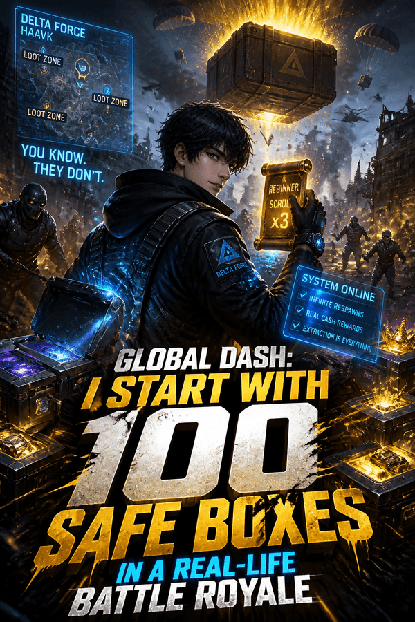 Global Dash: I Start with 100 Safe Boxes in a Real-Life Battle Royale