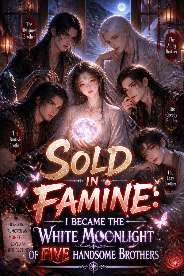 Sold in Famine: I Became the White Moonlight of Five Handsome Brothers