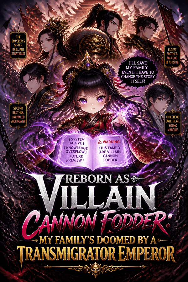 Reborn as Villain Cannon Fodder: My Family's Doomed by a Transmigrator Emperor