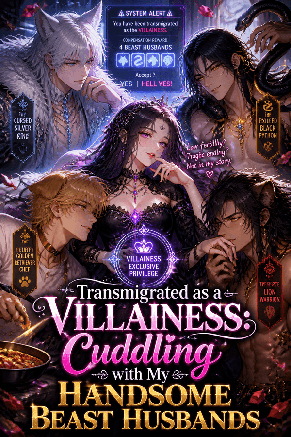 Transmigrated as a Villainess: Cuddling with My Handsome Beast Husbands