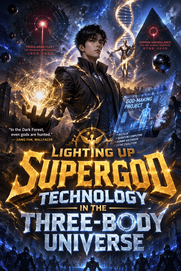 Lighting Up Supergod Technology in the Three-Body Universe