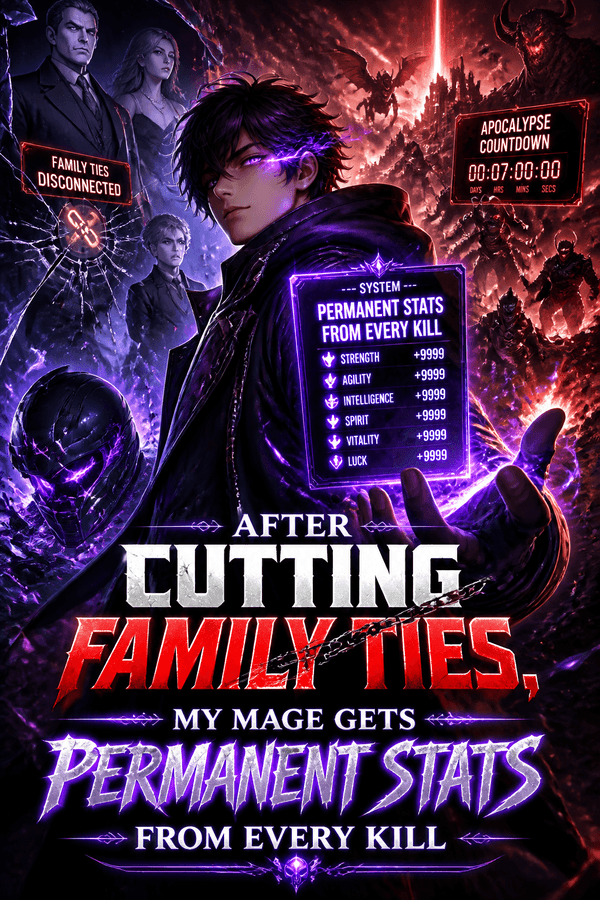 After Cutting Family Ties, My Mage Gets Permanent Stats from Every Kill