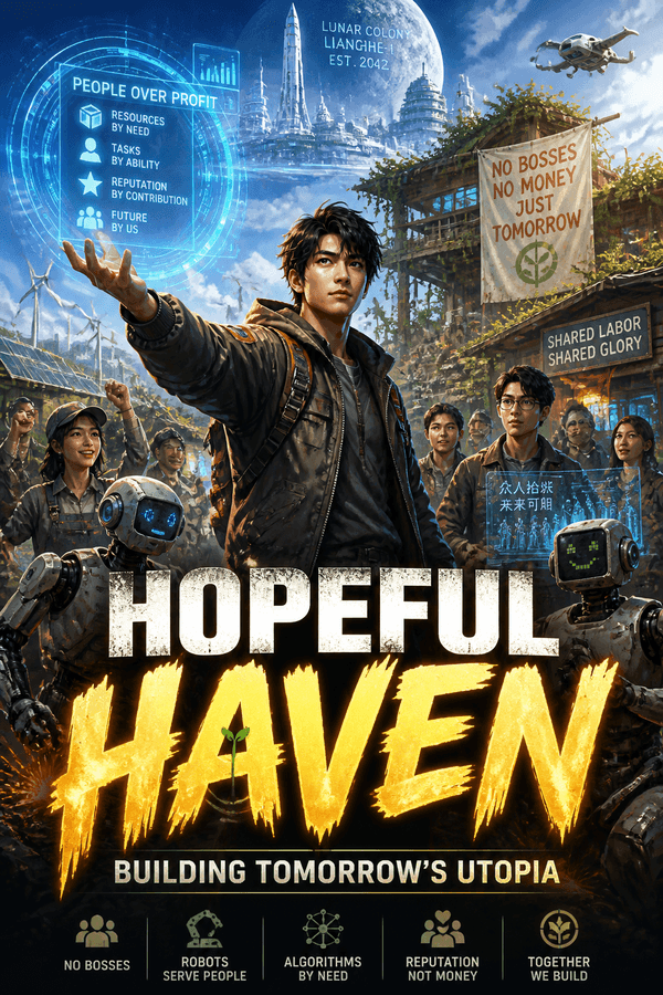Hopeful Haven: Building Tomorrow's Utopia