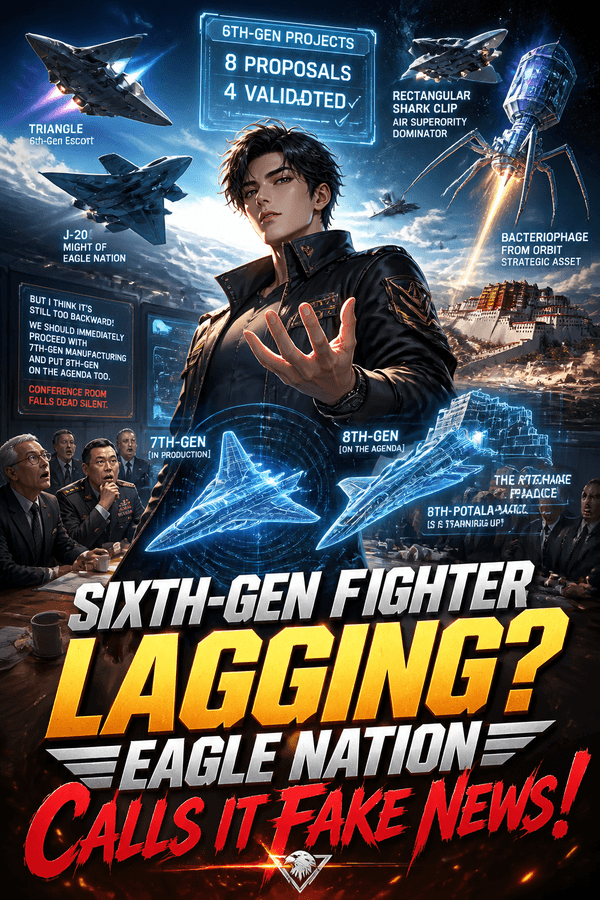 Sixth-Gen Fighter Lagging? Eagle Nation Calls It Fake News!