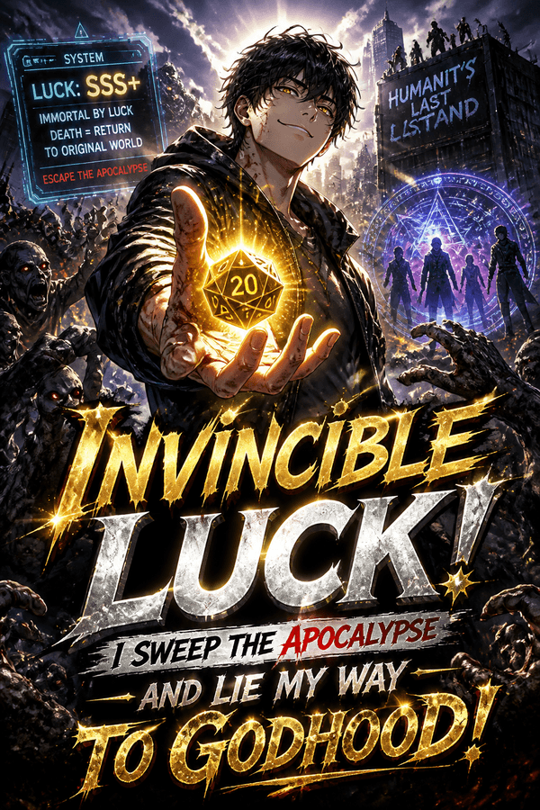 Invincible Luck! I Sweep the Apocalypse and Lie My Way to Godhood!